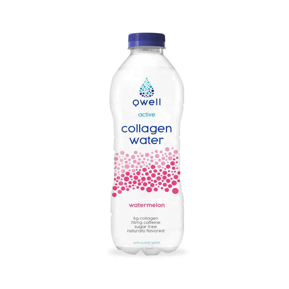 Qwell Collagen Water Active Watermelon 500Ml
