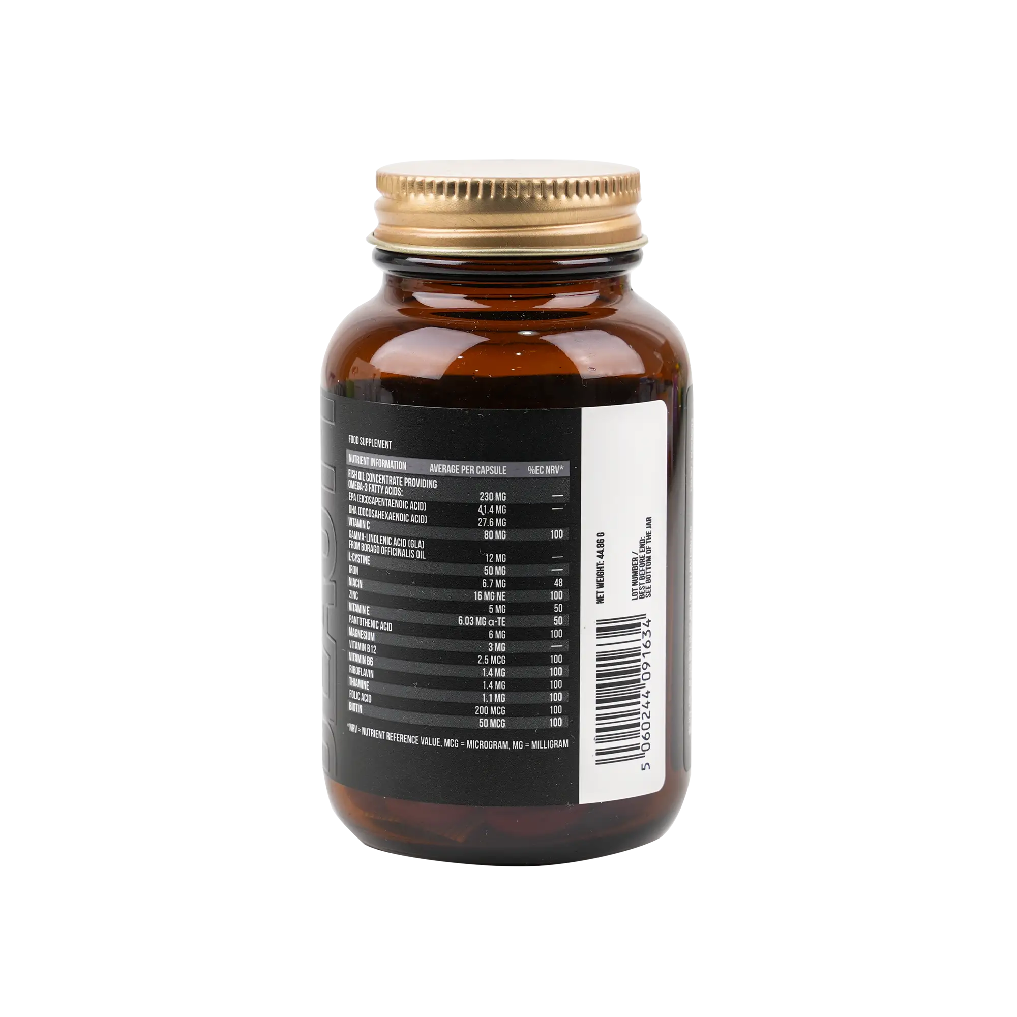 GRASSBERG SKIN HAIR NAILS 60 CAPSULES