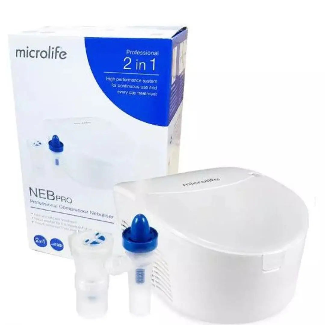 MICROLIFE PROFESSIONAL 2IN1 COMPRESSOR NEBULISER-NEBPRO