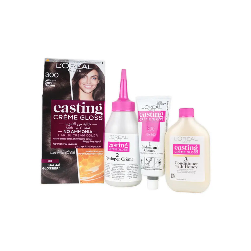 L_oreal Casting Creme Gloss Color 300 - Dark Brown