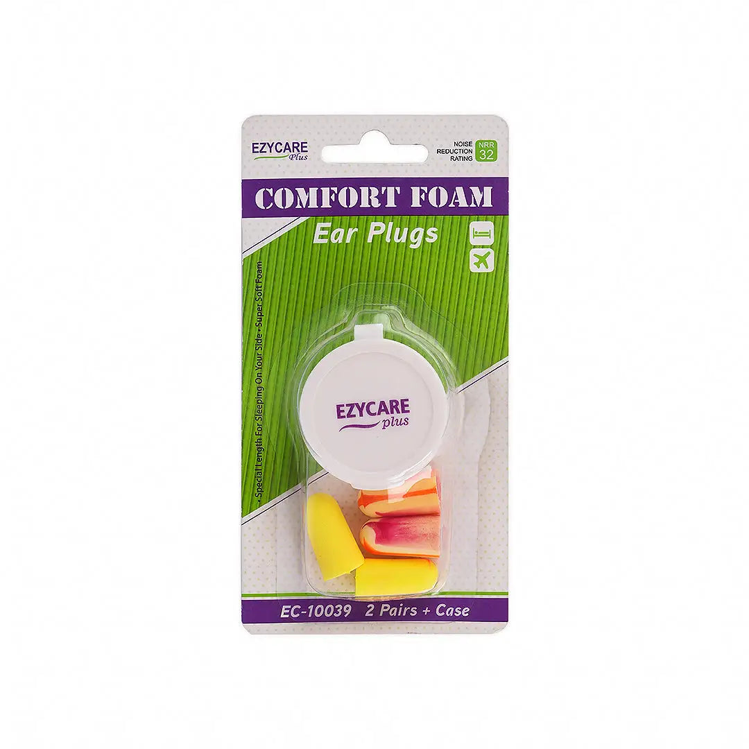 Ezycare Plus Comfort Foam 2 Pairs+Case