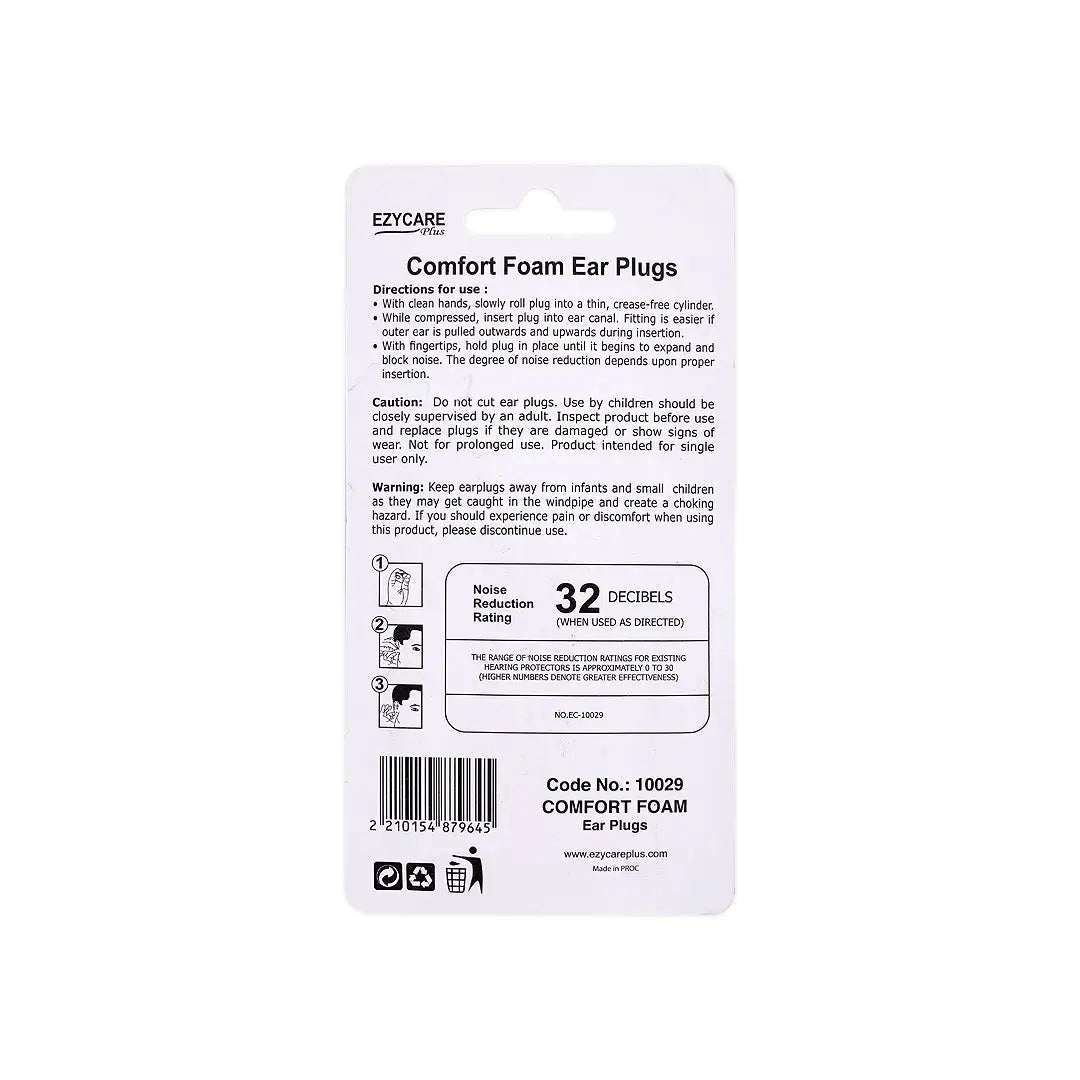 Ezycare Plus Comfort Foam Ear Plug