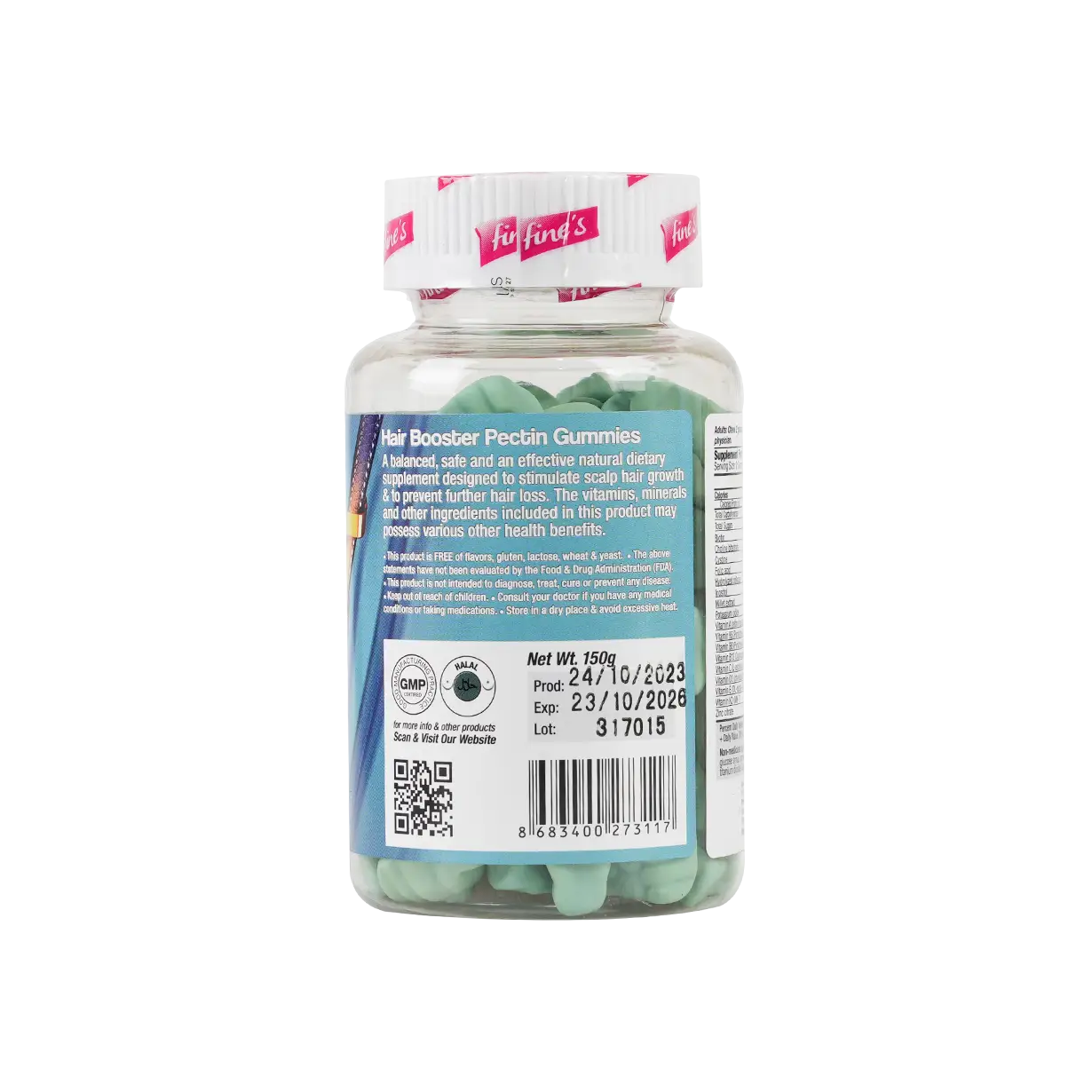 Fine's Adult Biotin+ Super Hair Booster 60 Gummies