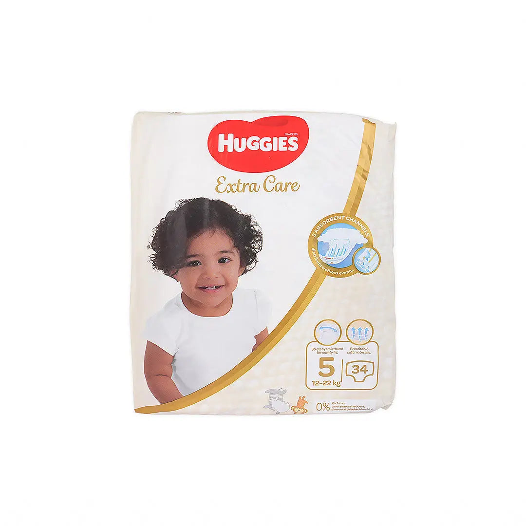 Huggies Extra Care No 5 (12-22Kg) 34Pcs