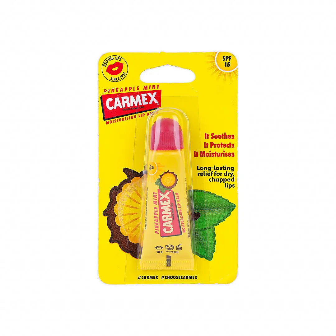 Carmex Moisturising Lip Balm SPF15 10G - Pineapple Flavor