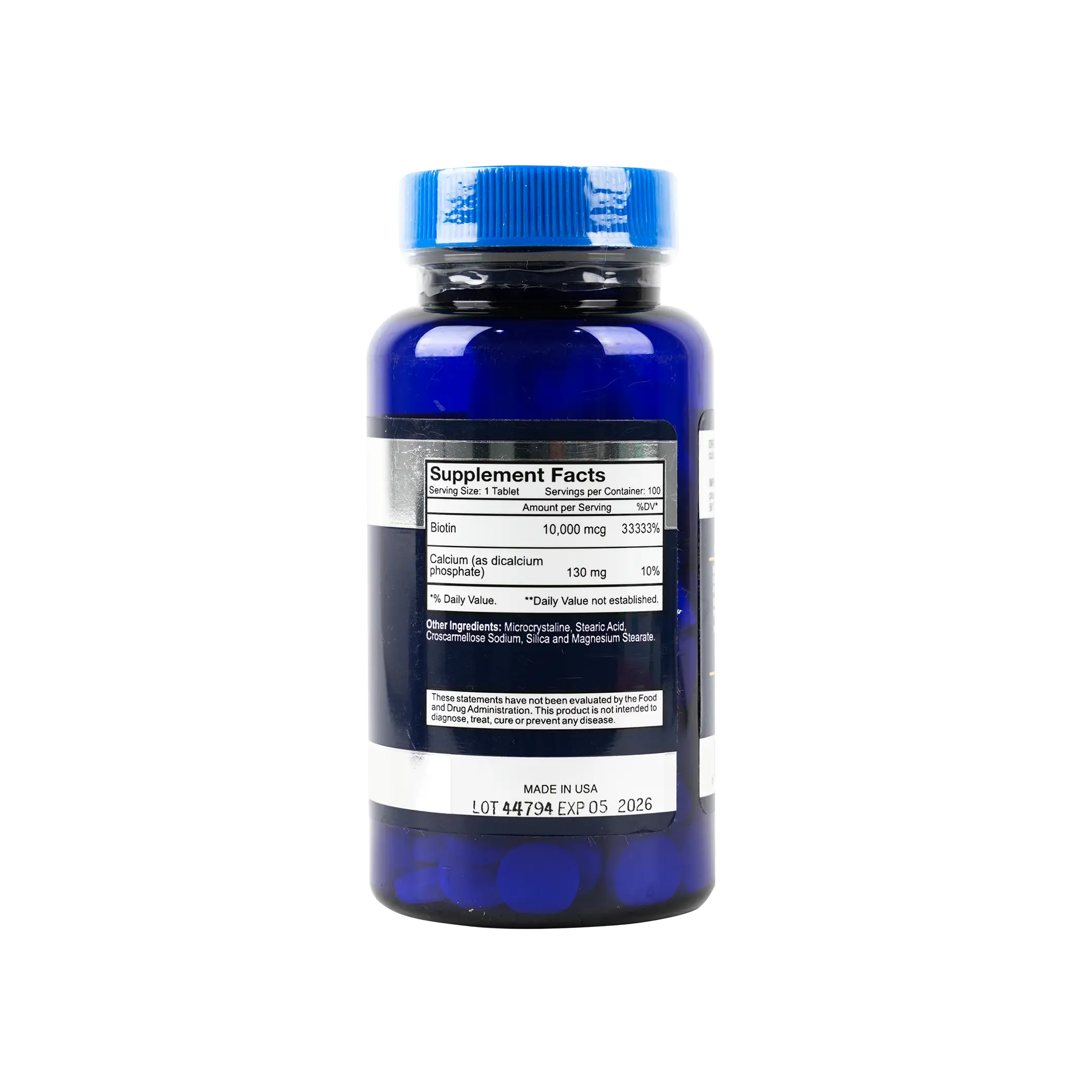 INFINITY BIOTIN 10,000 MCG 100 TABLETS