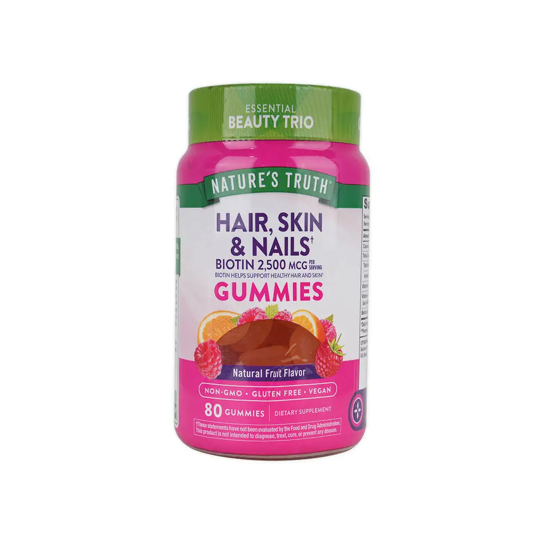 Nature_s Truth Hair,Skin _ Nails Biotin 2500Mcg 80Gummies