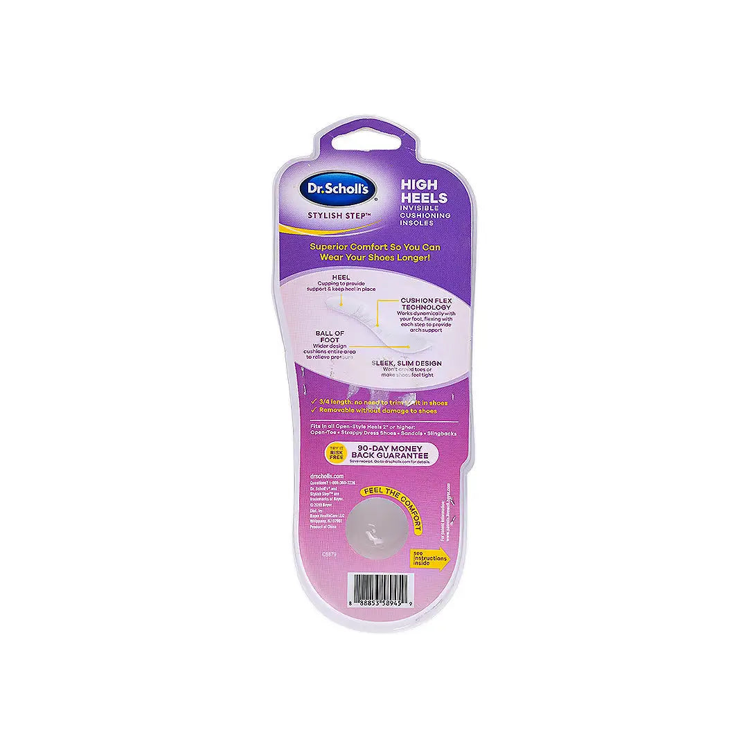 Dr.Scholl's High Heels Insoles Women's Sizes 6-10 1Pair