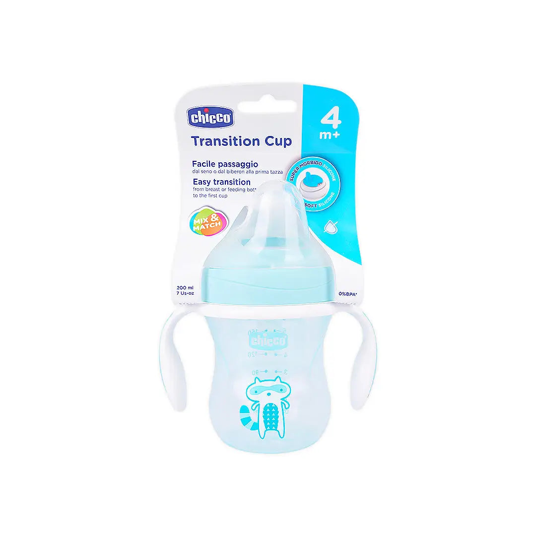 Chicco Transition Cup Boy 200ml(4m+)