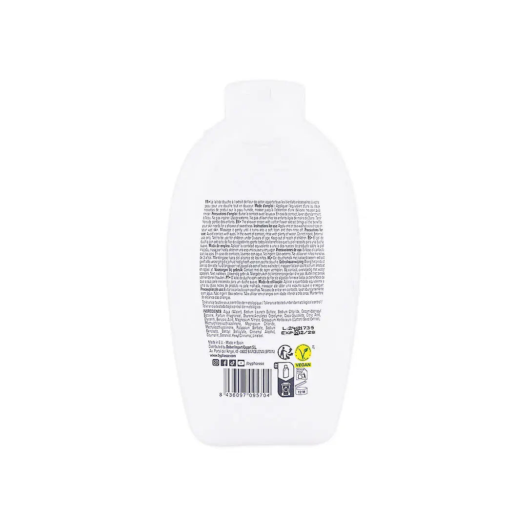 Byphasse Shower Cream 600ml - Cotton Flower