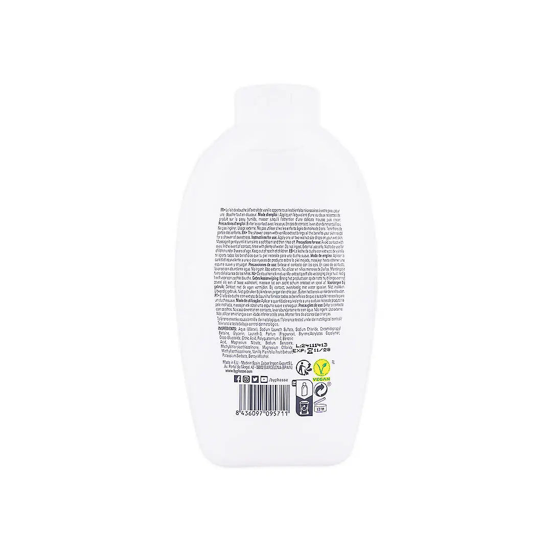 Byphasse Shower Cream 600ml - Vanille