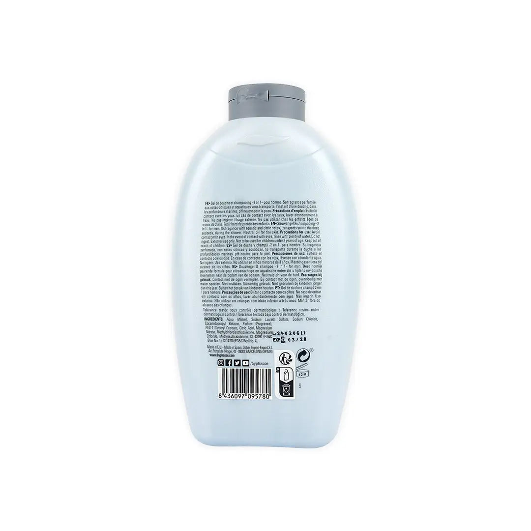 Byphasse Shampoo Men 2in1 600ml - Groovy Paradise 5780