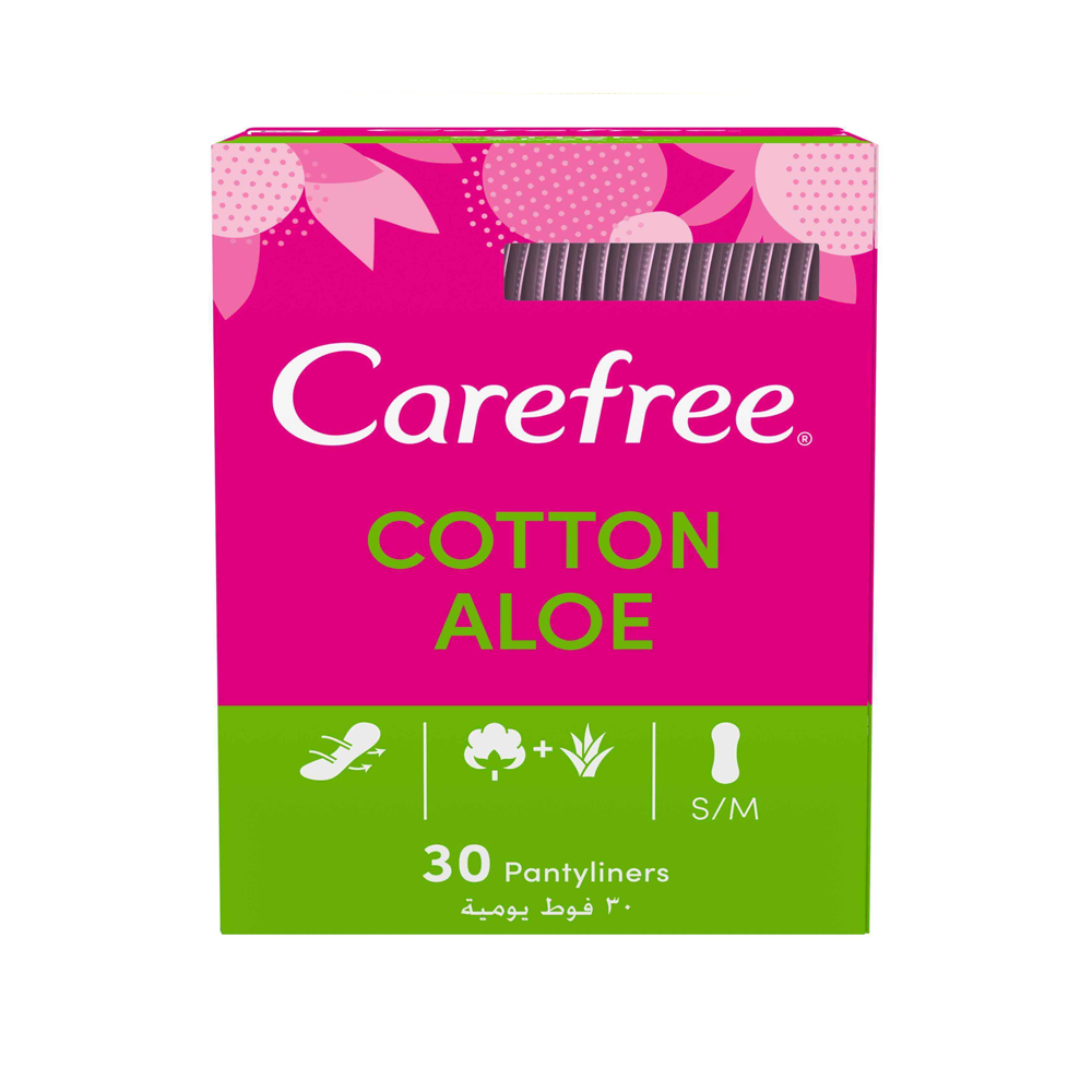 Carefree Cotton Feel Aloe 30pads Pharmazone