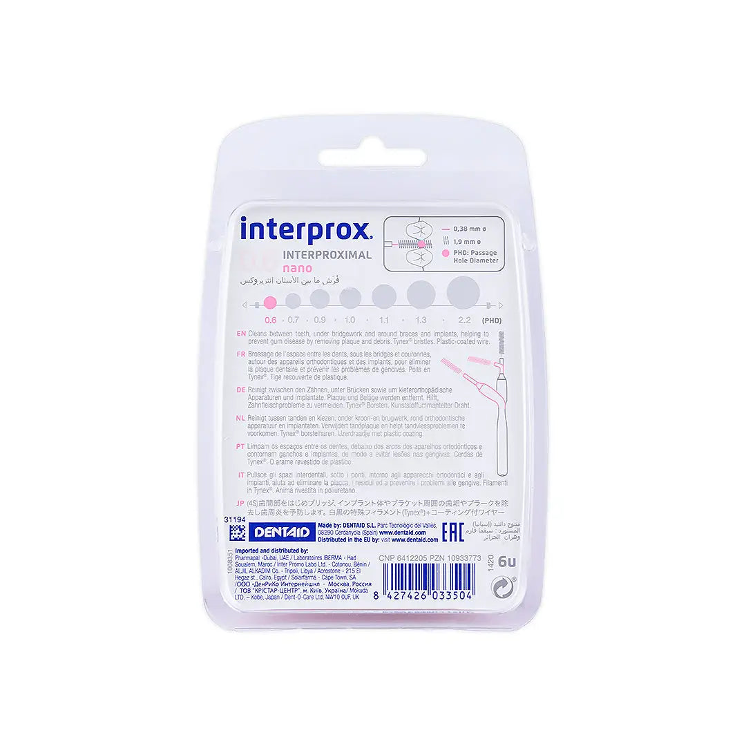 Dentaid Interprox Brush Pink 0.6m Nano