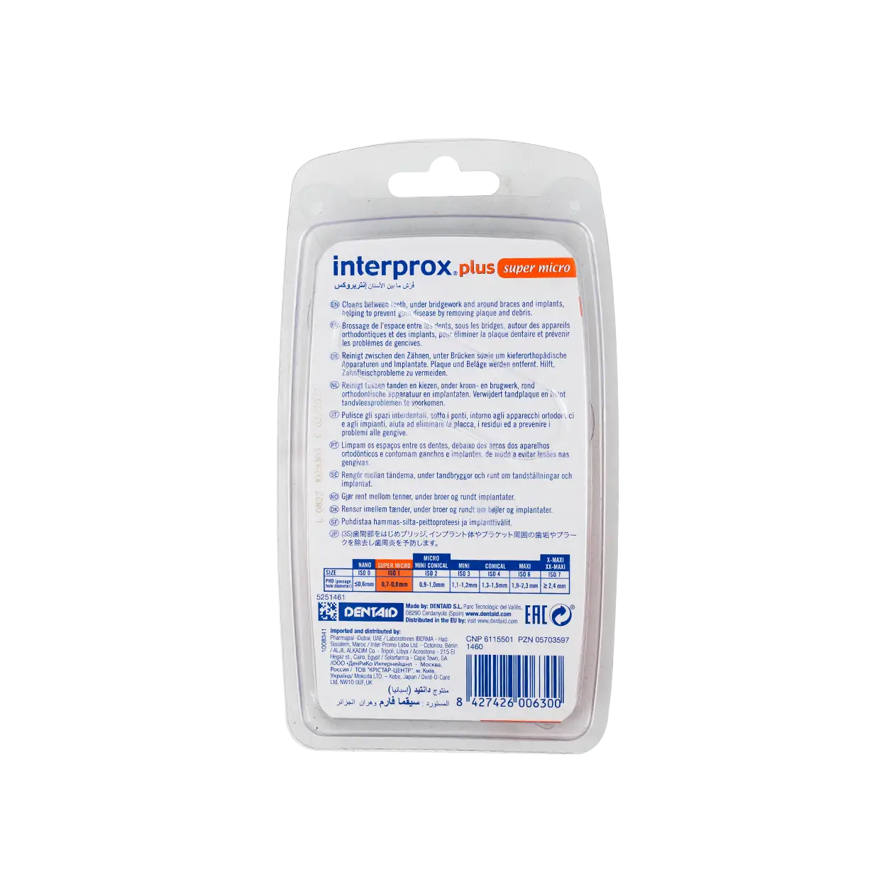 Dentaid Interprox Plus Orange 0.7m Super Micro