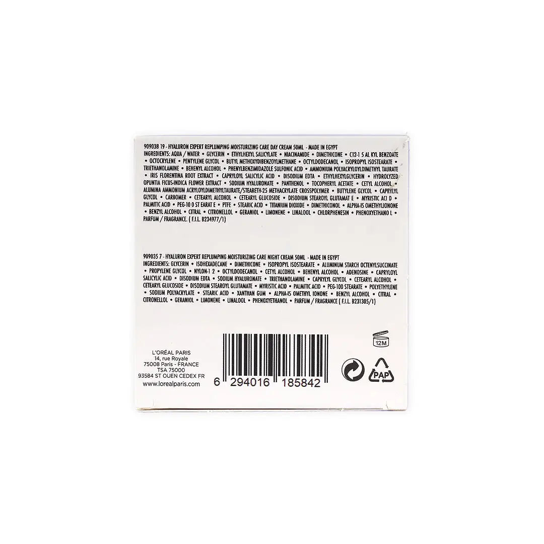 L_oreal Hyaluron Expert Replumping Day_Night Cream Mask 50ml