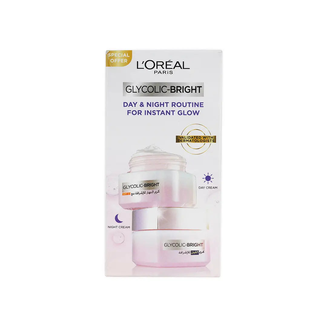 L_oreal Glycolic-Bright Glowing Day _ Night Cream 50ml