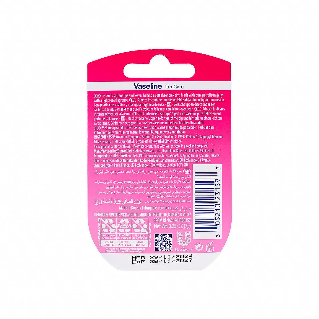 Vaseline Lip Care 7g-Rosy Lips