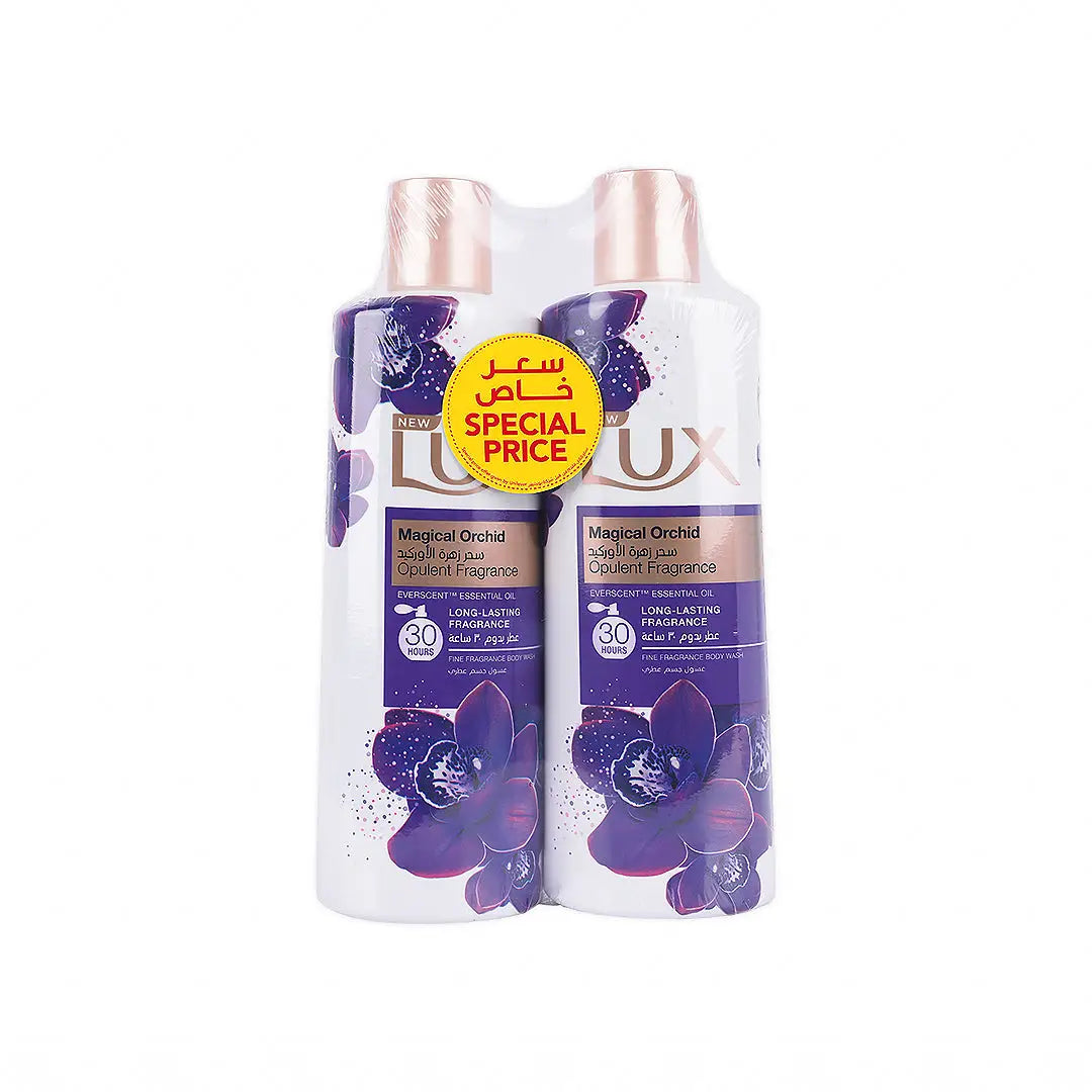 Lux Magical Orchid Body Wash 2X250ml 10% Off