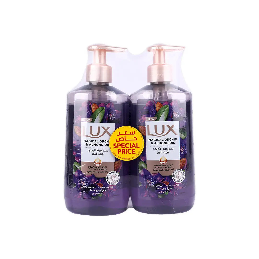 Lux Magical Orchid Perfumed Hand Soap 2X500ml 10% Off