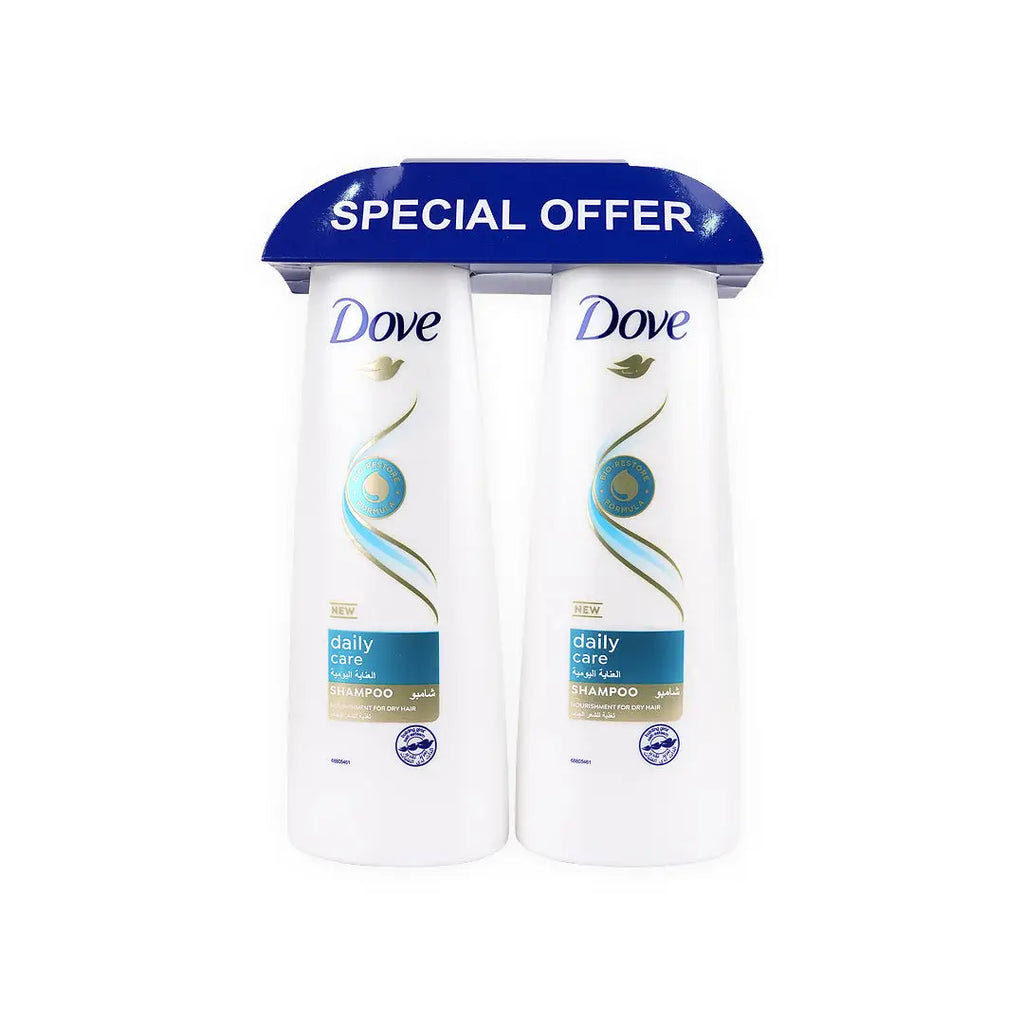 Dove Daily Care Shampoo 2X400ml15% Off