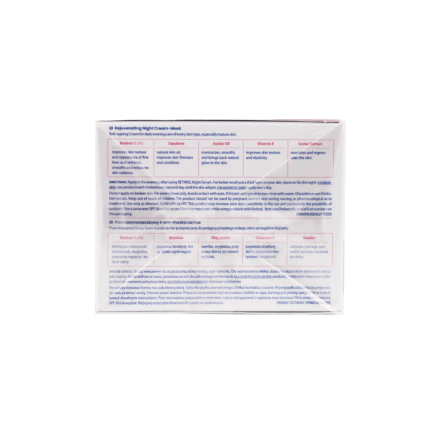 Novaclear Retinol Night Cream-Mask 50ml
