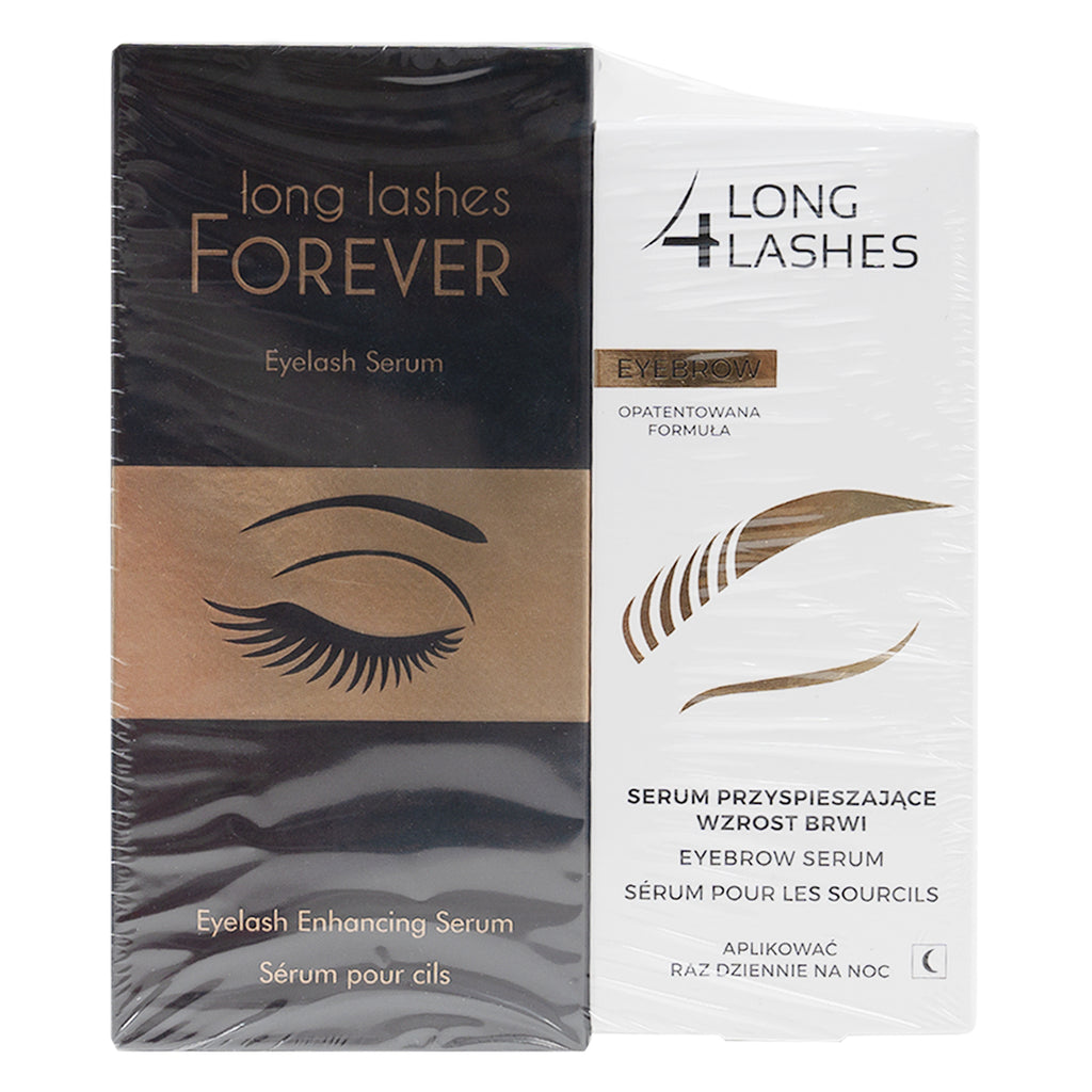 Long 4 Lashes Forever Eyelash 4ml +Eyebrow Serum 3ml - Offer