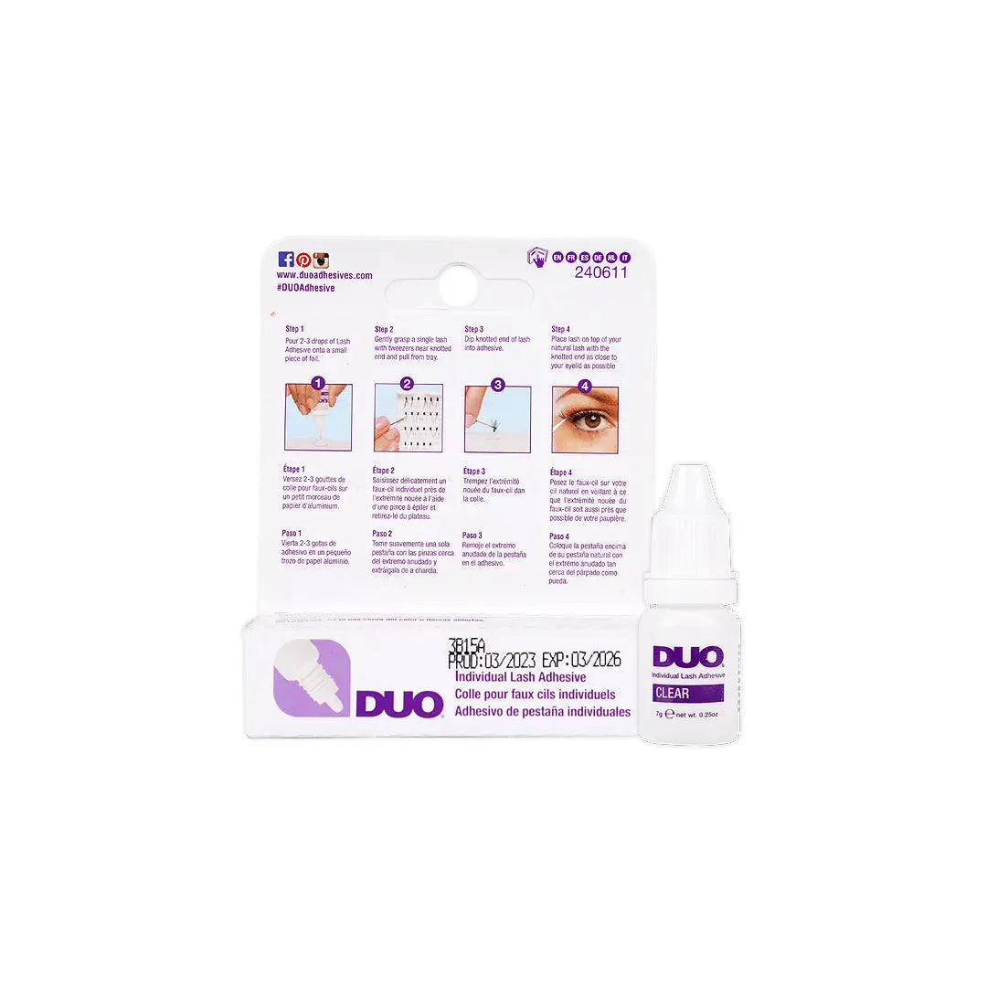 Duo Individual Lash Adhesive, Clear 7gm