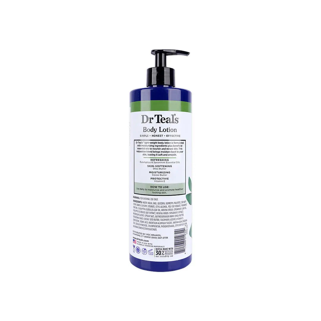 Dr Teals Eucalyptus & Spearmint Body Lotion 532ml