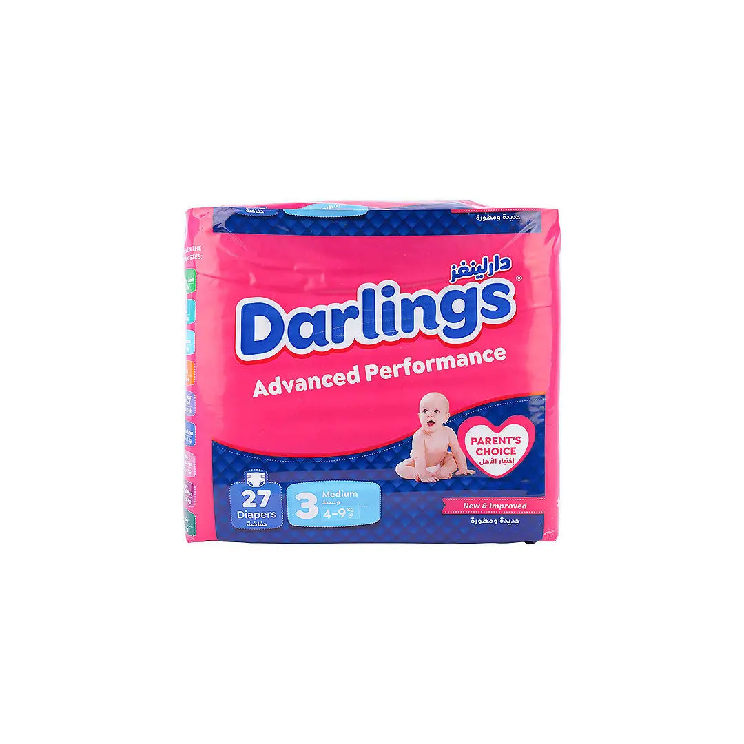 Darlings No.3 Baby Diaper 27pcs (4-9kg)