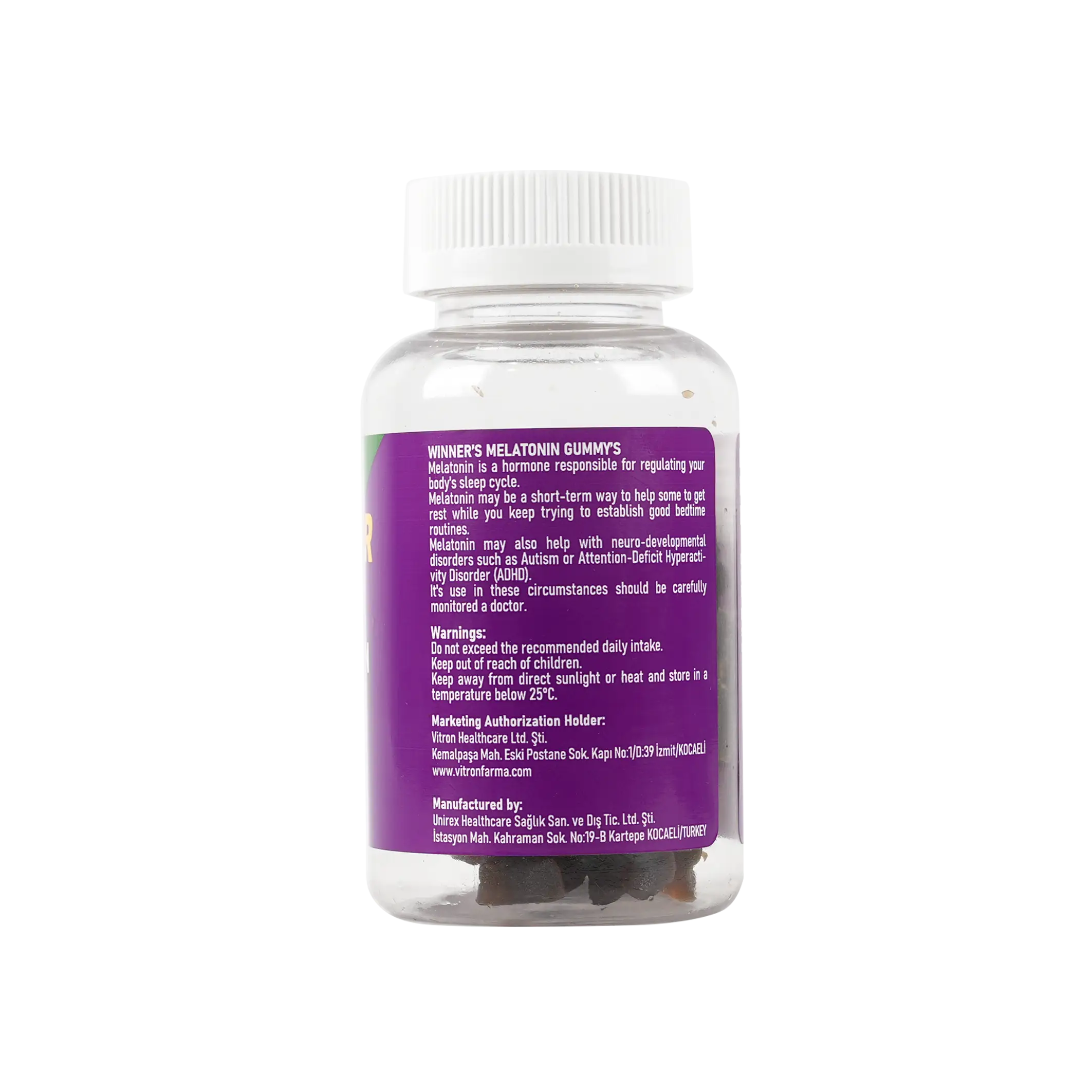 Vitron Winner Melatonin 10mg 30 Gummies