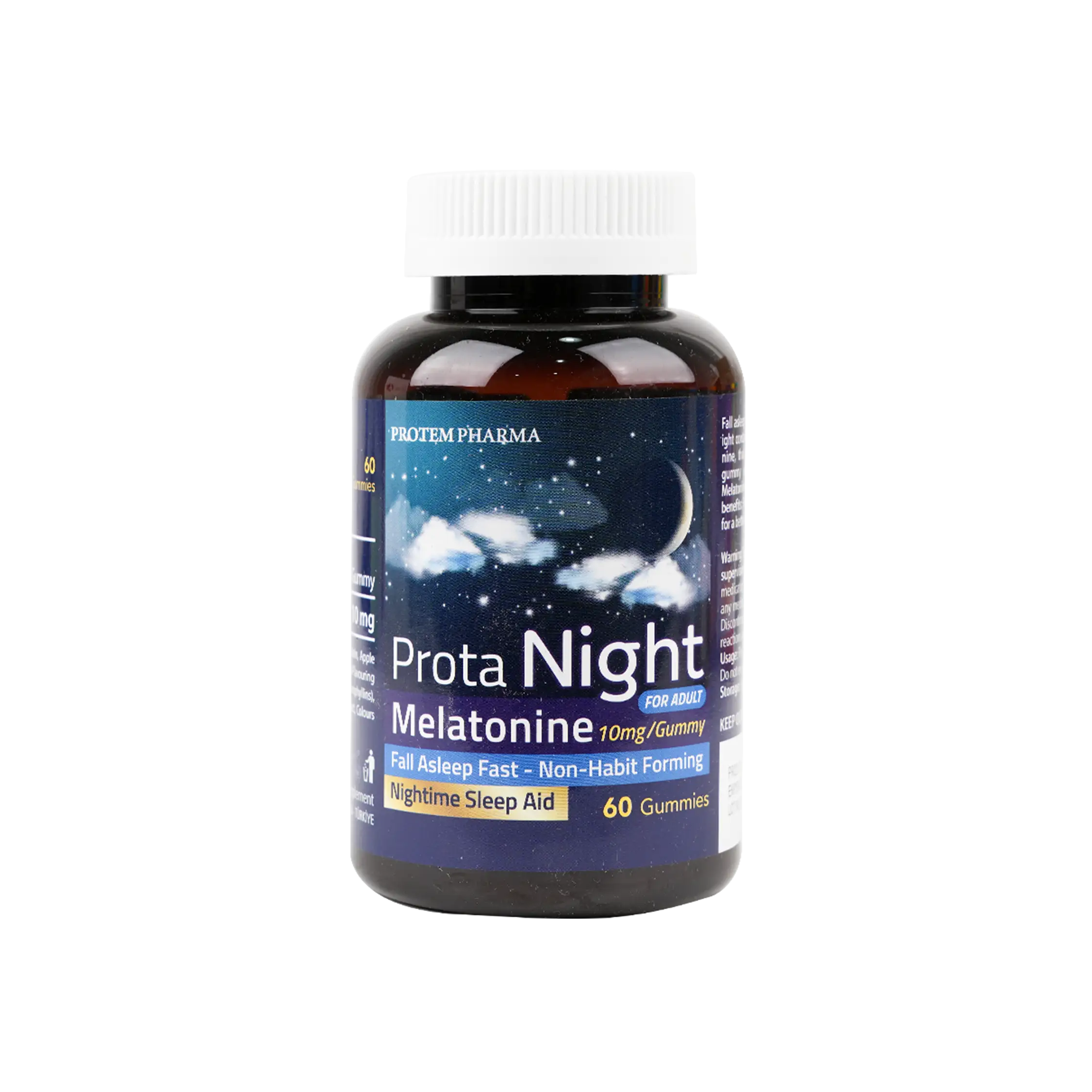 Protem Pharma Prota Night ForAdult Melatonine 10mg 60Gummies