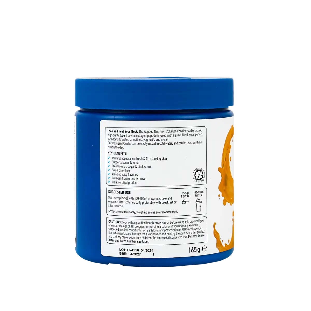 Applied Nutrition Collagen Powder 165g Tropical VibesFlavour