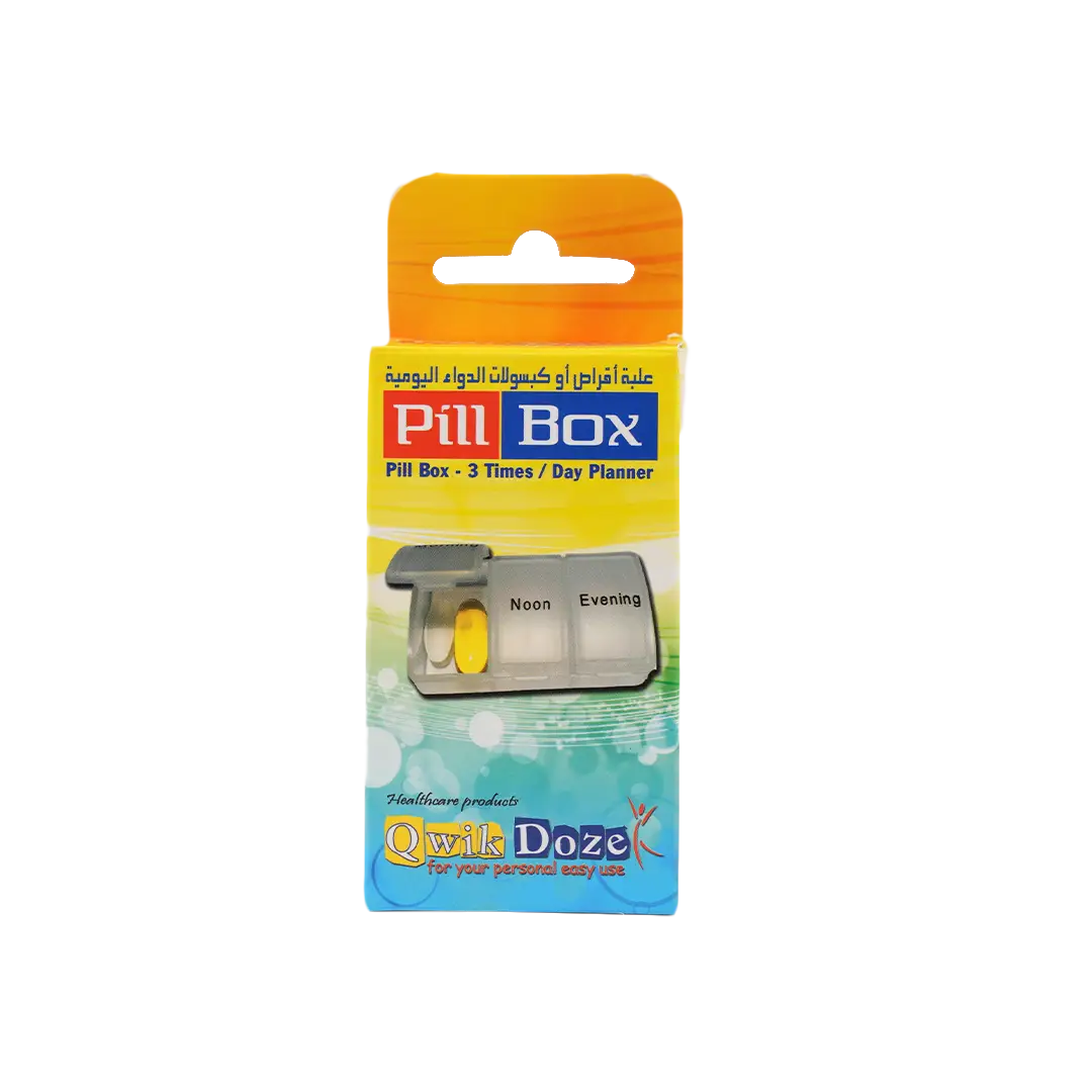 Qwik Doze Pill Organizer Daily 3 Times-1827