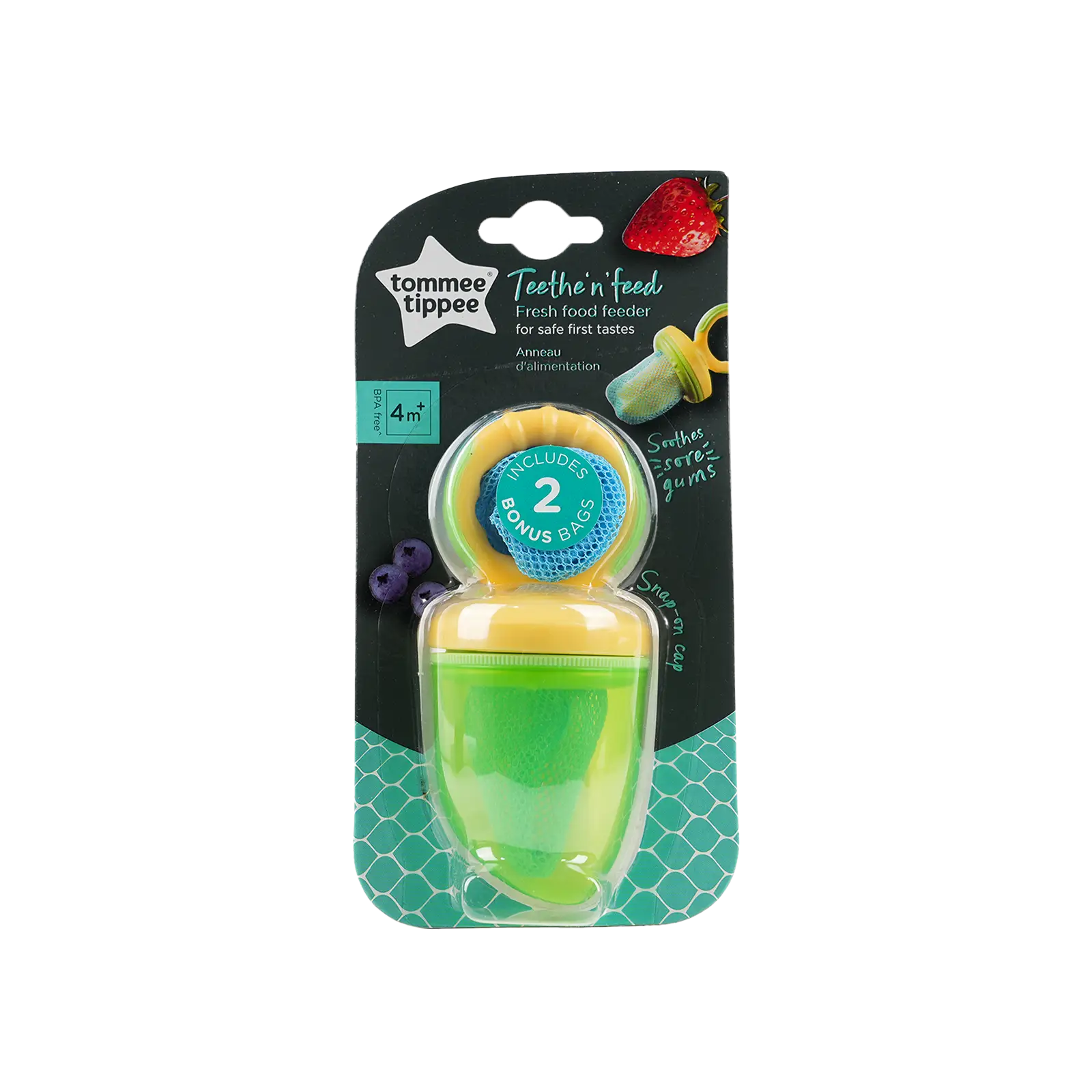 Tommee Tippee Teethe N Feed 4m + Fresh Food Feeder - 6619
