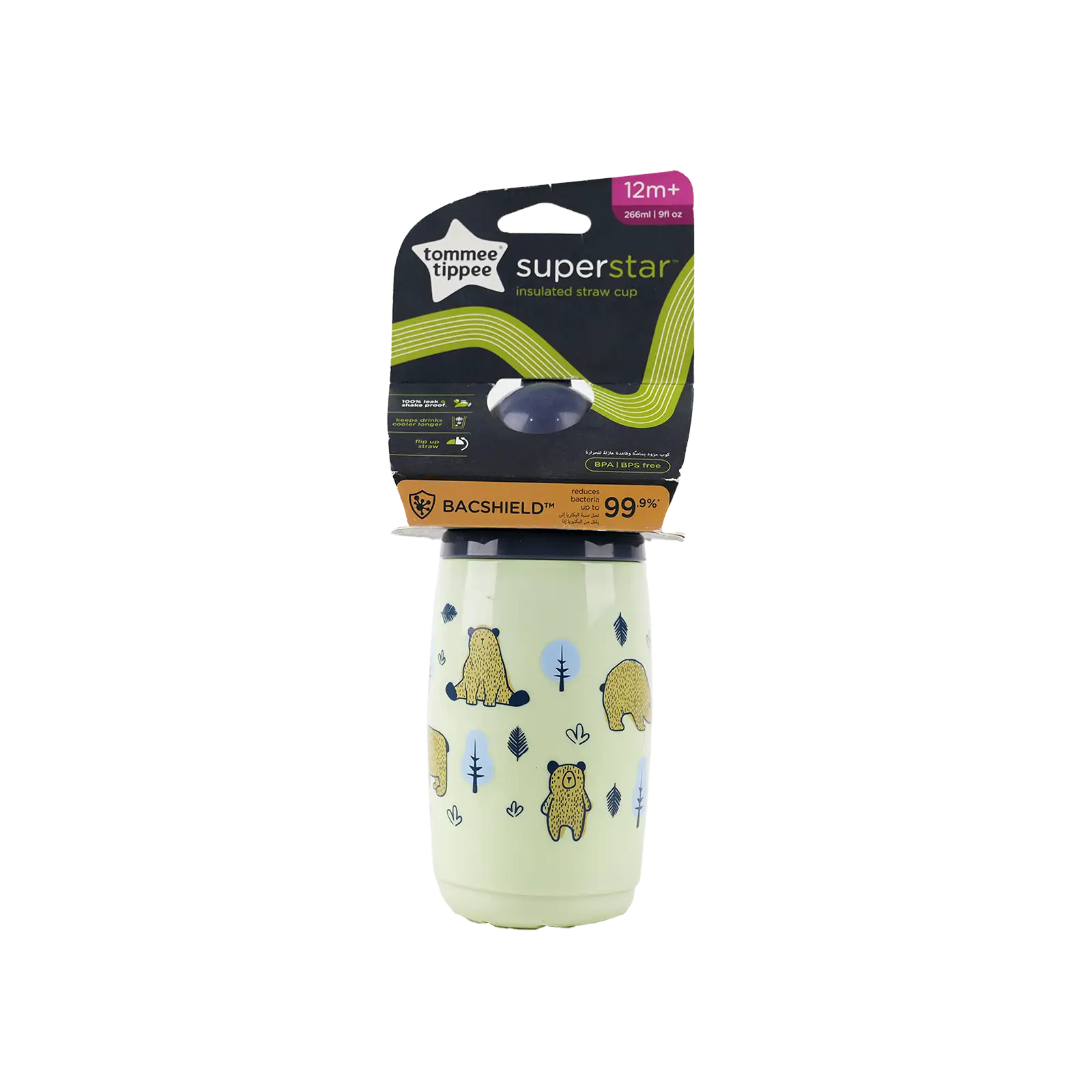 Tommee Tippee SuperStar Drinking Bottle 12m + 266ml-8023