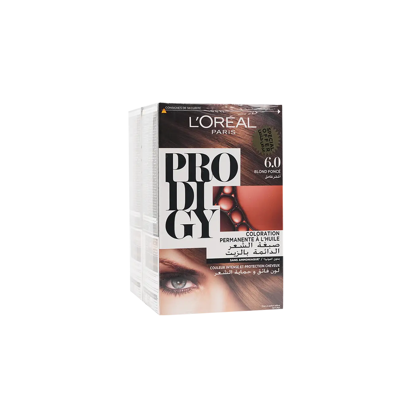 L'oreal Prodigy Permanent Oil Hair Color-6.0 Dark Blo 25%Off