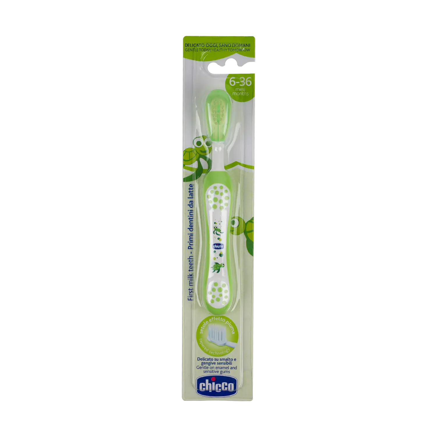 Chicco kids Toothbrush 6-36 Months - Green - 2618