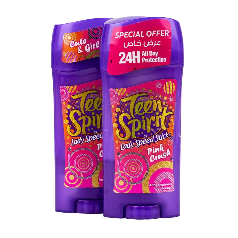 Lady Speed Stick Teen Spirit 65g-Pink Crush 1+1