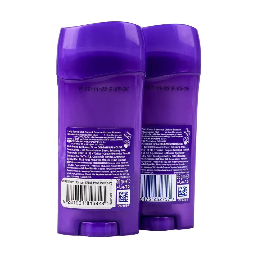 Lady Speed Stick Fresh & Essence 65g-Orchard Blossom 1+1