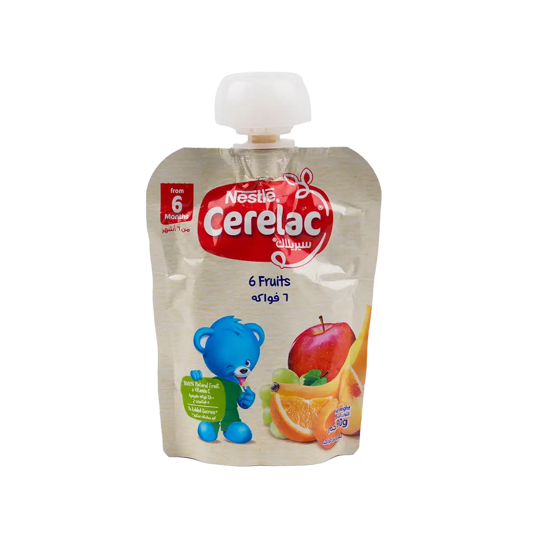 Nestle Cerelac From 6 Months 90G - 6 fruits