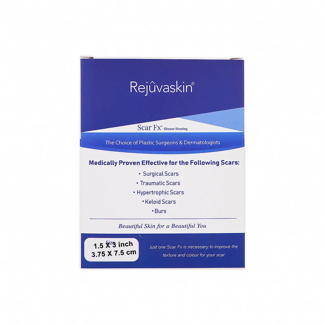 Scar Fx (Rejuvaskin) Silicone Sheeting 1.5 X 3 Inch