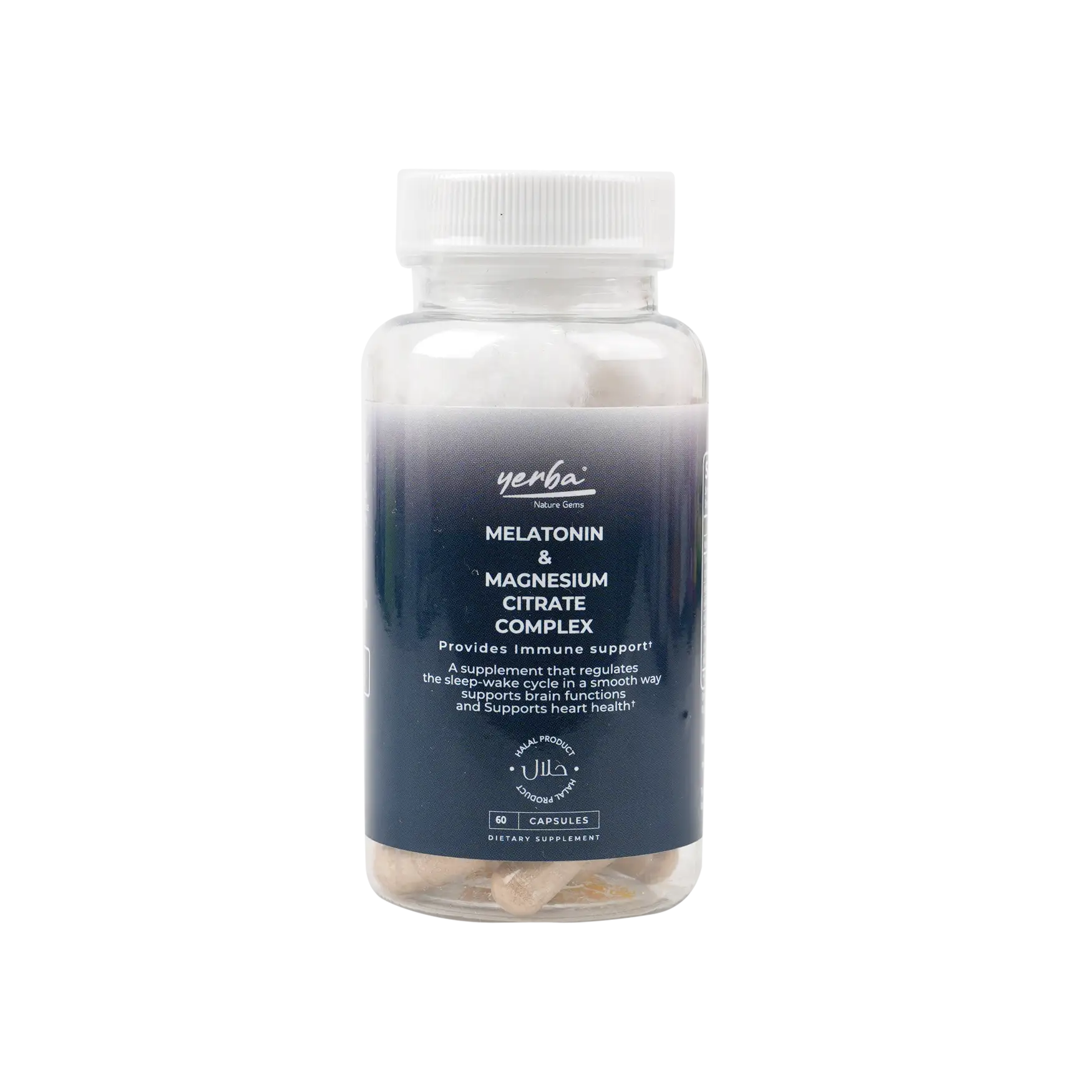 Yerba Melatonin & Magnesium Citrate Complex 60 Capsules