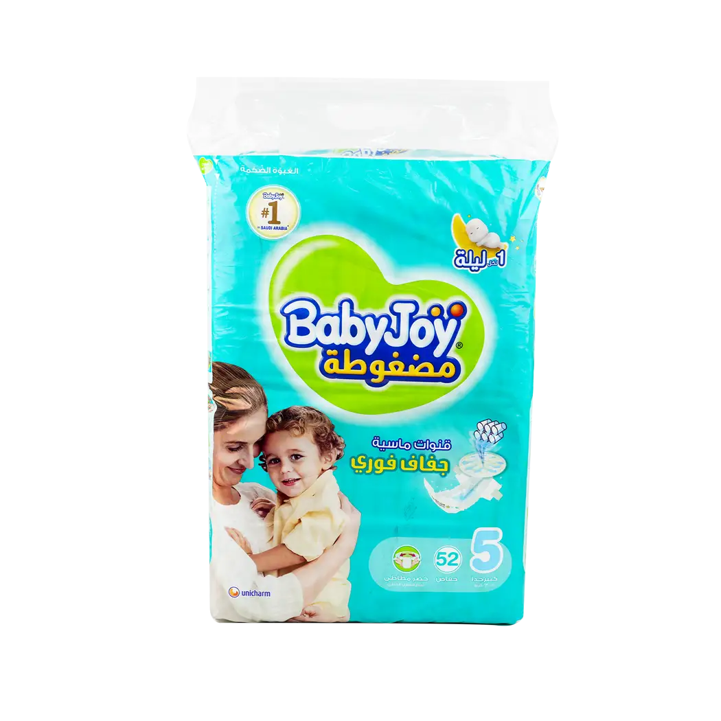 Baby Joy Baby Diapers No.5 (14-23kg) 52pcs