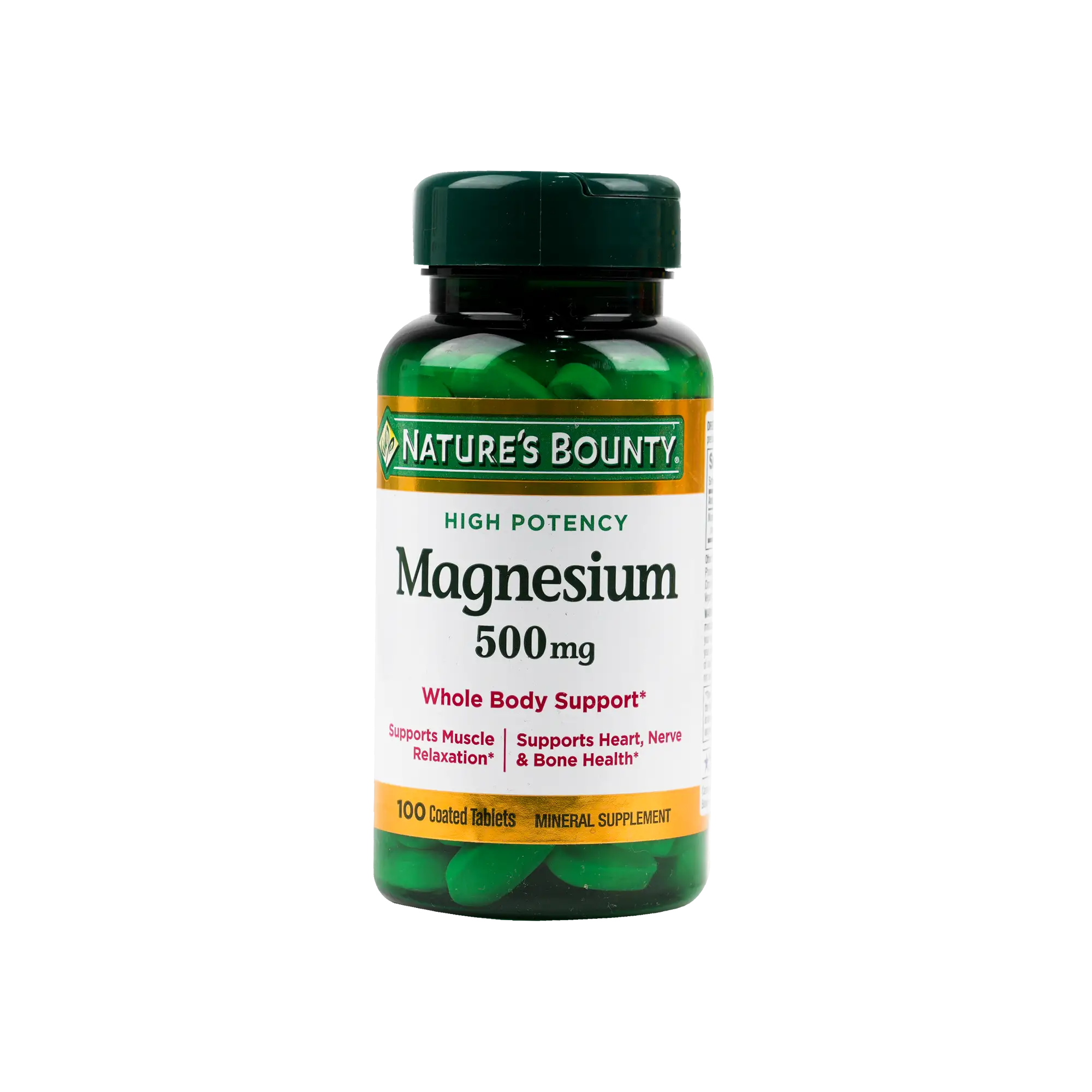 Natures Bounty Magnesium 500mg 100 Tablets