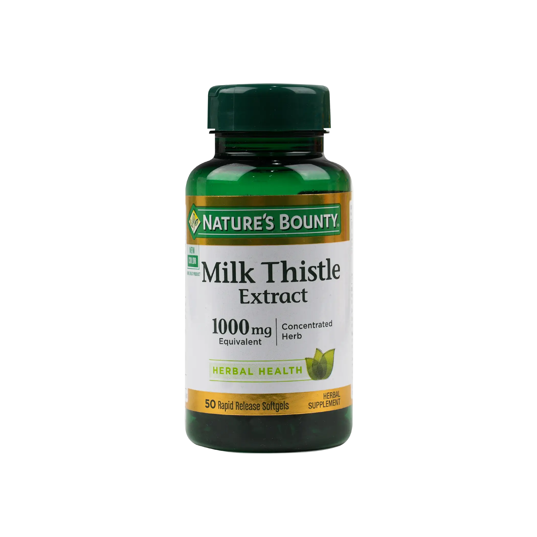 Natures Bounty Milk Thistle Extract 1000mg 50 Softgels