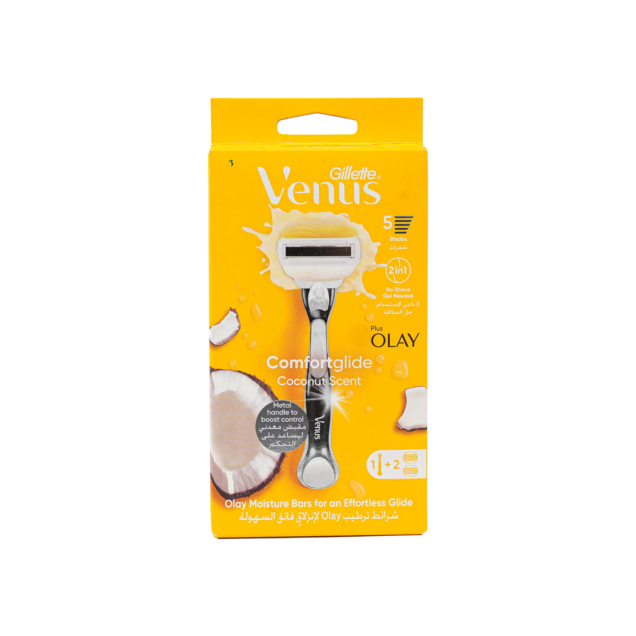 Gillette Venus Olay Coconut 1Handle+2Cap-7230