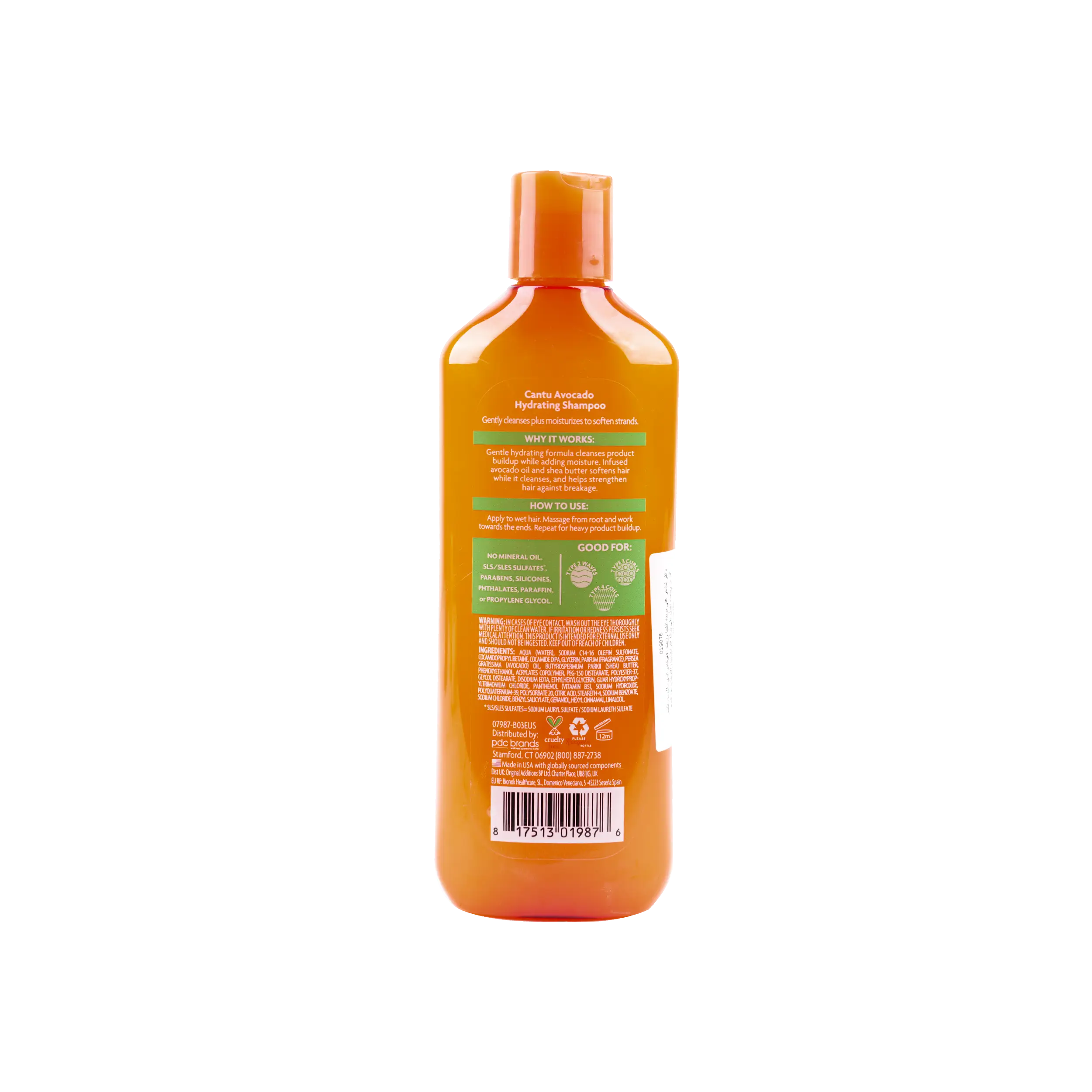 Cantu Hydrating Shampoo 400ml-Avocado & Shea Butter