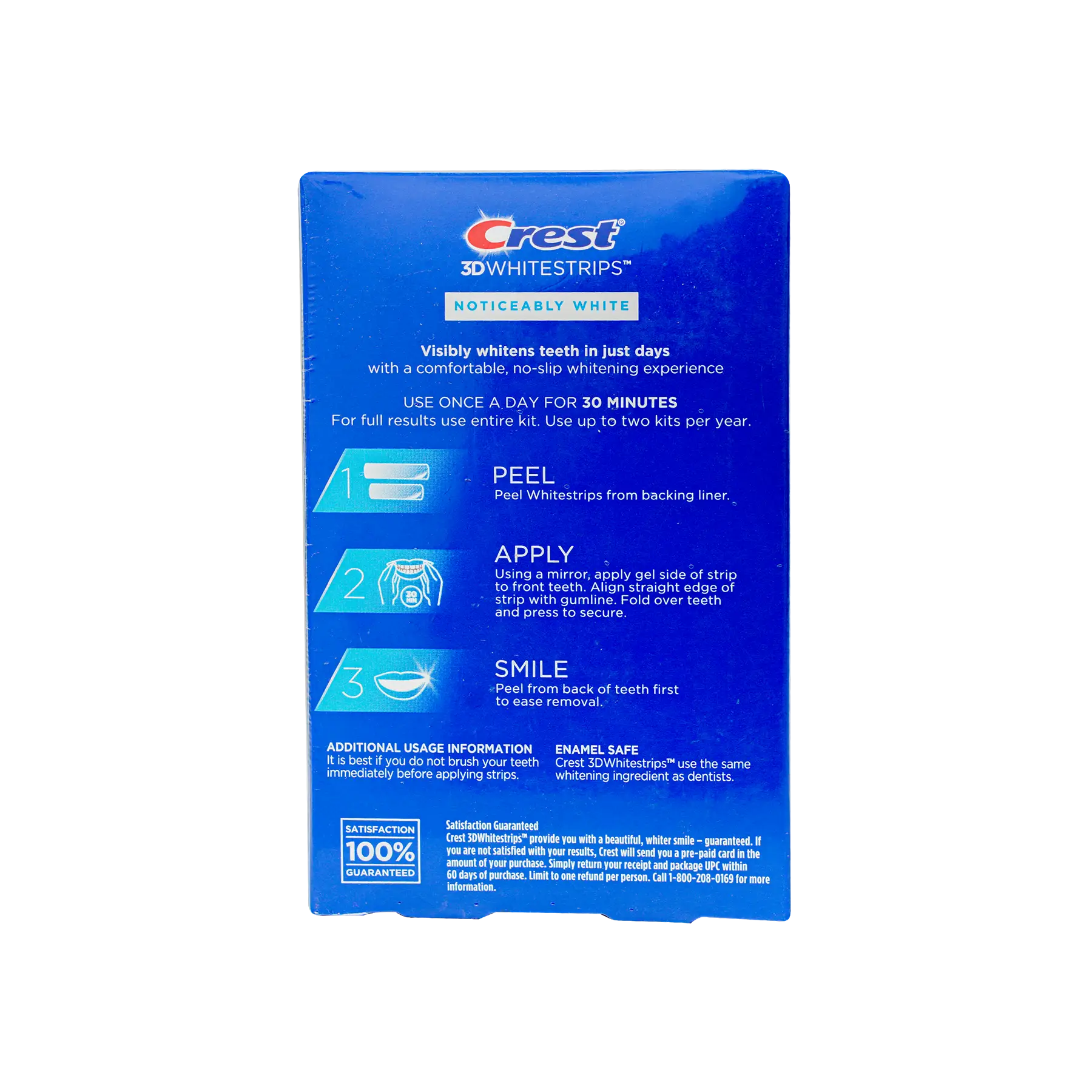 Crest 3d White Strips Noticeably White 20pcs