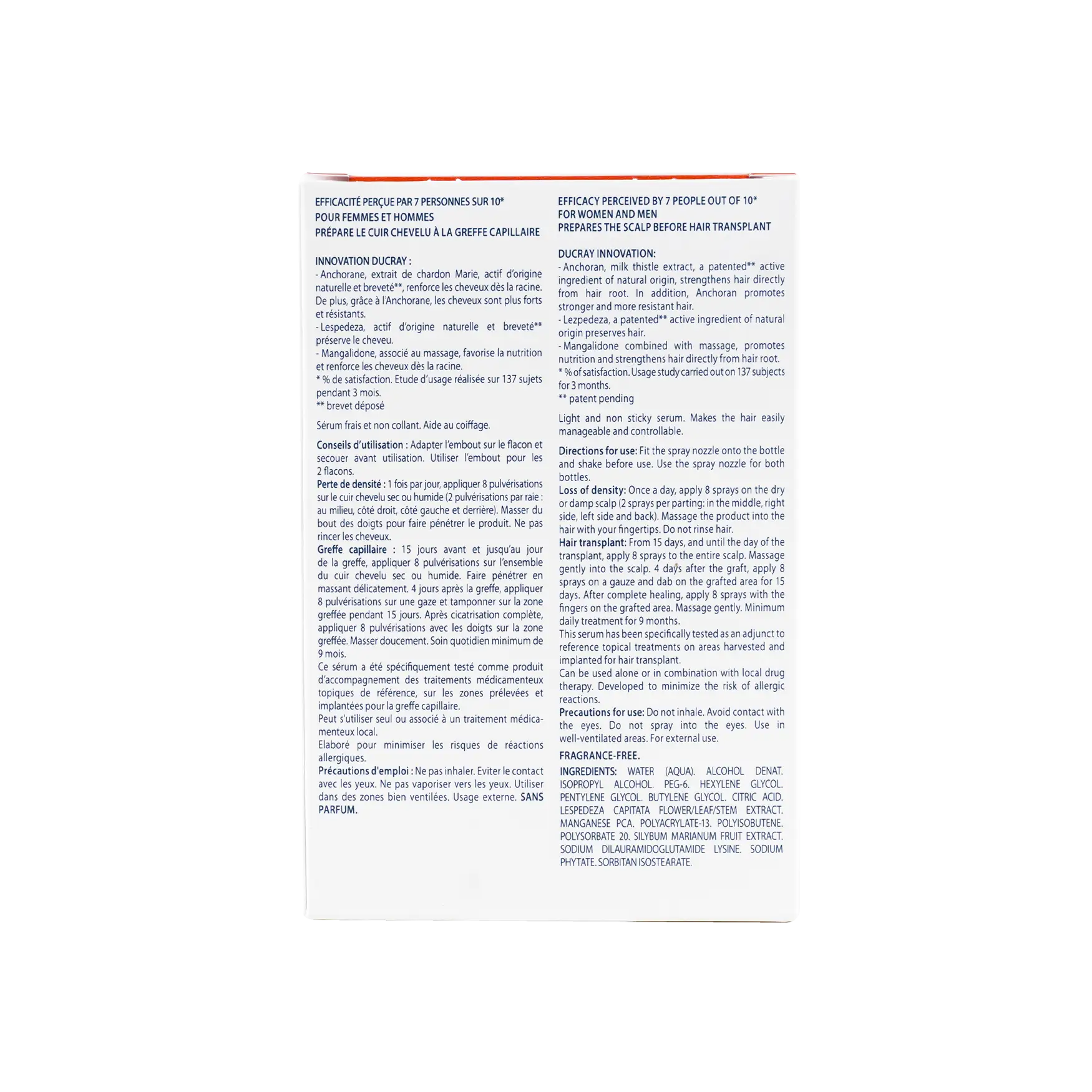 Ducray Strengthening Thickening Serum 2x50ml